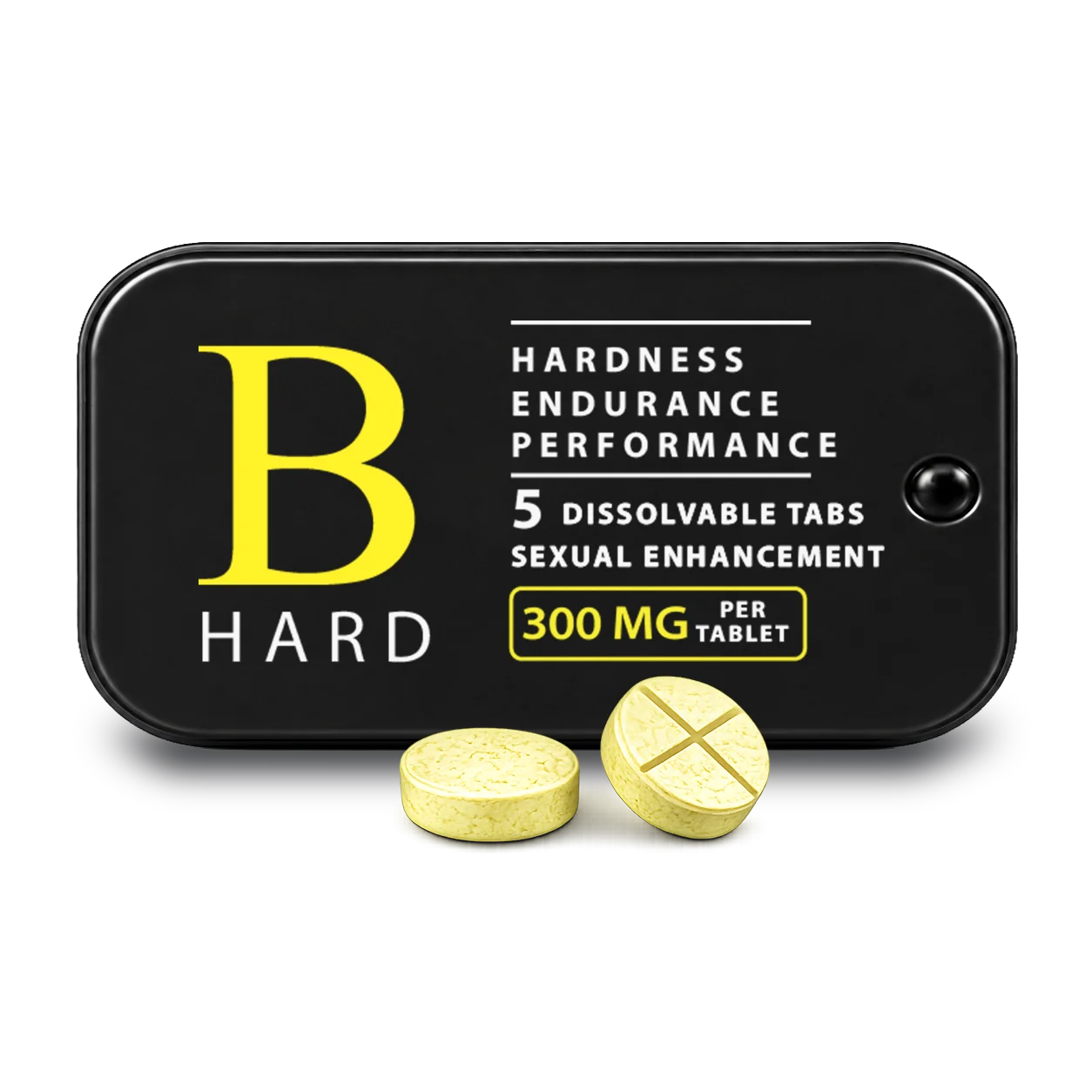 B Hard — tin of 5 chewable tablets